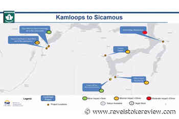 Expect delays: Summer Highway 1 projects from Kamloops to Alberta shared with regional district – Revelstoke Review - Revelstoke Review
