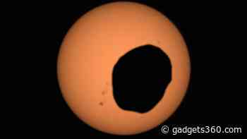 NASA's Perseverance Rover Captures Video of Phobos Solar Eclipse From the Surface of Mars