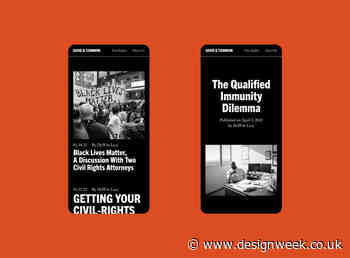 The design of civil rights platform Good & Common is inspired by classic protest imagery