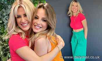 Sarah Jayne Dunn and Rhian Sugden beam in vibrant ensembles as they cosy up for a selfie - Daily Mail