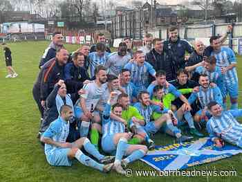 WATCH: Joy at Dunterlie Park as Arthurlie win promotion - Barrhead News