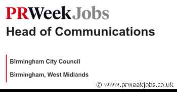Birmingham City Council : Head of Communications