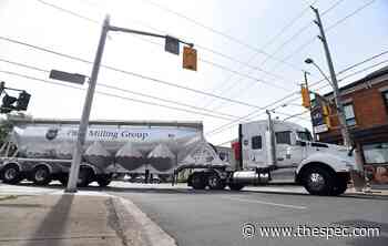 Hamilton will ban the largest trucks from 'shortcutting' through downtown - Hamilton Spectator