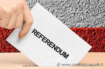 Referendum popolari: Voto degli elettori italiani temporaneamente all'estero - Città di Vercelli