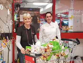 Ostergeschenke für krebskranke Kinder im Kaufland Ulm, Gütsel Online - Gütsel