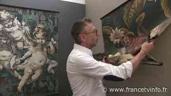 À Nancy, un couple de graphistes crée des affiches décoratives en papier froissé-plissé - franceinfo