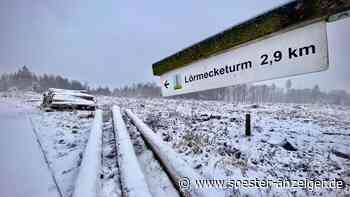 Wintereinbruch zum Ende des Herbstes: Schnee deckt Teile des Kreises Soest ein - soester-anzeiger.de