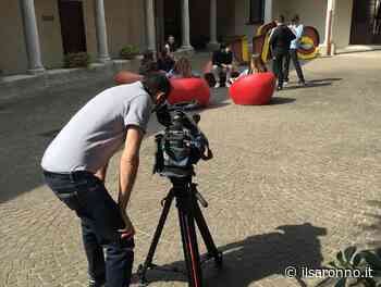A sua immagine della Rai tv in visita a Ufo Saronno - ilSaronno
