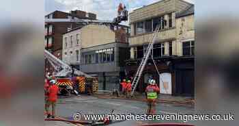 Student block evacuated as firefighters tackle blaze at derelict building in Bolton - Manchester Evening News