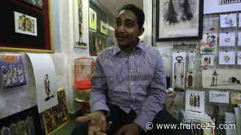 Natural artist: Sudan painter uses tea and coffee to make colours - FRANCE 24 English