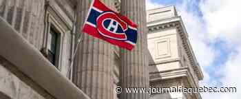 Décès de Guy Lafleur: le drapeau du Canadien de Montréal dressé à l’hôtel de ville