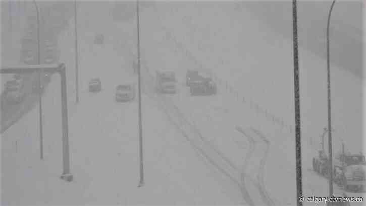 Another day of record-breaking spring snow in Calgary