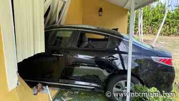 Child Hospitalized After Car Crashes Into Home in SW Miami-Dade