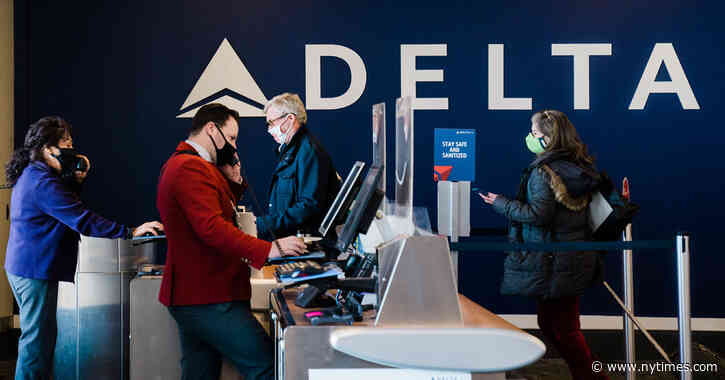 Delta Takes People Who Broke Mask Rules Off Its No-Fly List - The New York Times