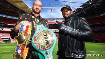 Tyson Fury v Dillian Whyte: Fighters set for all-British heavyweight world-title showdown