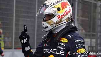 Emilia Romagna Grand Prix: Max Verstappen takes pole from Charles Leclerc