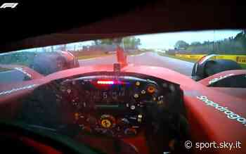 Formula 1, GP Imola: un giro di pista con Charles Leclerc e l'helmet camera. VIDEO - Sky Sport