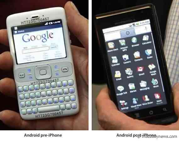 Android’s market share shows significant declines while Apple’s iOS gains