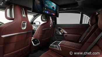 BMW's Theater Screen Is the Pinnacle of In-Car Entertainment     - Roadshow