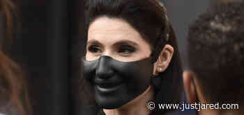 Gemma Arterton Wears an Interesting Mask for Heist on Disney+'s 'Culprits' Set - Just Jared