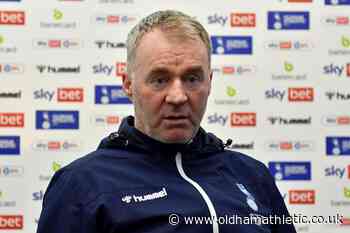 Sheridan Ahead Of Penultimate Home Fixture - News - oldhamathletic.co.uk