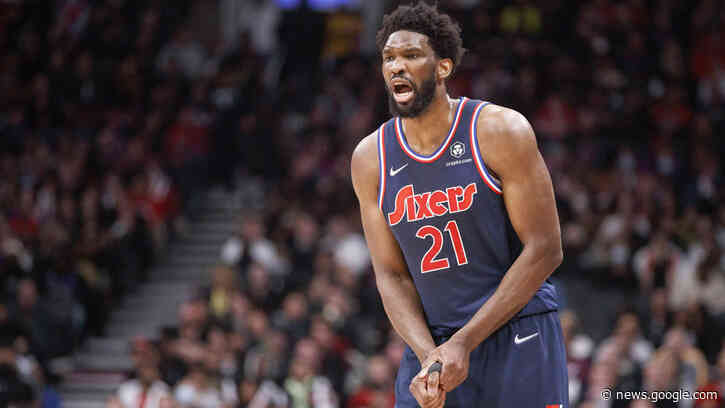 76ers fear Joel Embiid dealing with torn ligament in thumb, MVP candidate vows to keep playing, per reports - CBS Sports