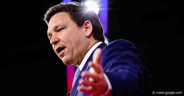 Ron DeSantis Punishes Disney in a G.O.P. Brawl With Business - The New York Times
