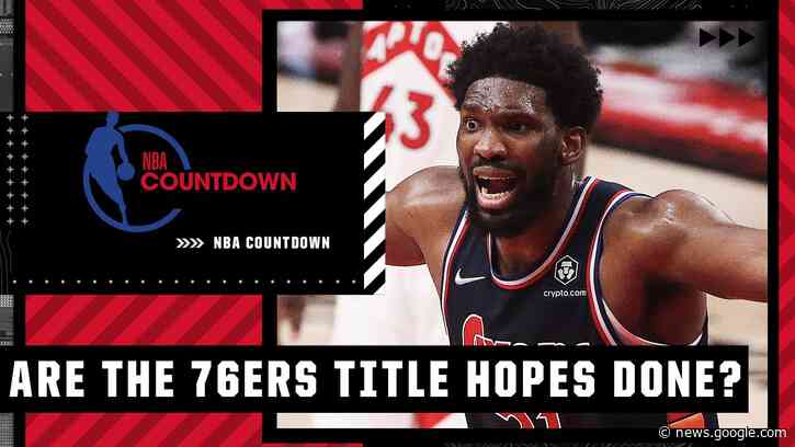 If Joel Embiid is hurt, any 76ers title hopes are DONE`- Stephen A. Smith | NBA Countdown - ESPN