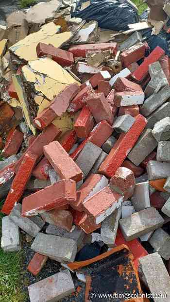 Central Saanich police seek source of dumped construction debris - Times Colonist