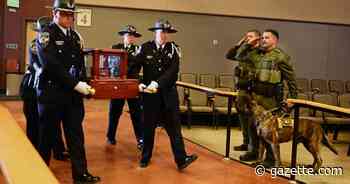 K9 Jinx, killed in Manitou shooting, remembered for saving lives; 'he was one of our own' - Colorado Springs Gazette