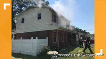 2 people displaced, dog killed by Suffolk house fire