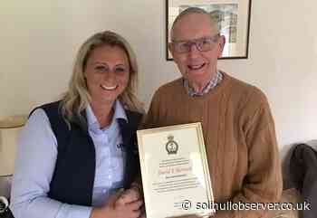 Long service rewarded for RNLI volunteers in land-locked Solihull - Solihull Observer