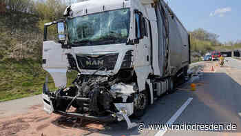 Schwerer LKW-Unfall auf der A17 bei Dresden - Radio Dresden