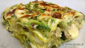 Lasagna di zucchine e noci, super saporita e light: ha solo 270 Kcal - INRAN