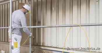 Bionische Fassadenfarbe mit Metalliceffekt: StoColor Dryonic M