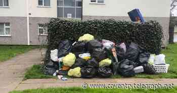 Residents' fury after piles of rubbish left on pavement of busy Coventry street - Coventry Live