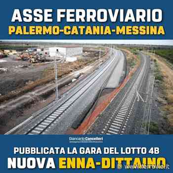 Linea Palermo - Messina: pubblicata la gara del lotto 4B Nuova Enna - Dittaino - Ferrovie.it