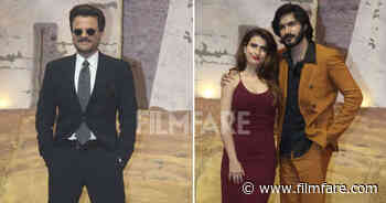 Anil Kapoor, Harshvardhan Kapoor, and Fatima Sana Shaikh attend an event for Thar - Filmfare