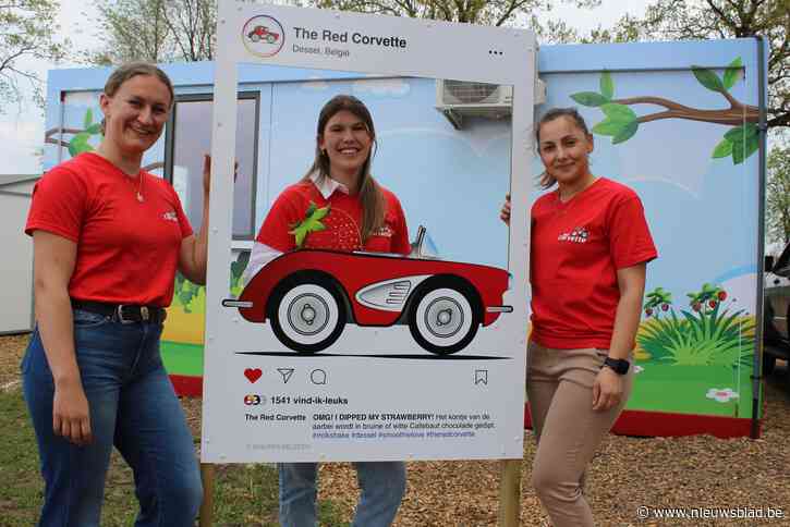 The Red Corvette is allereerste aardbeien-drive-in van provincie Antwerpen