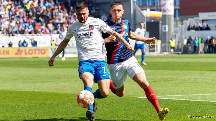 Holstein Kiel remis gegen Heidenheim - Klassenhalt noch nicht fix - NDR.de