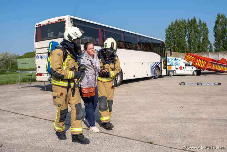 Hulpdiensten houden grote noodplanoefening Dragon in Edegem