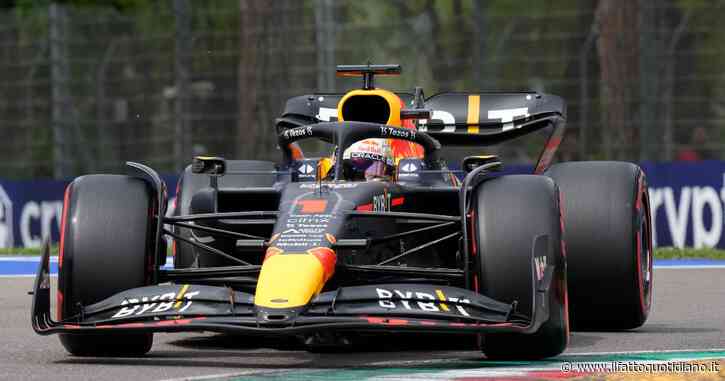 F1 Gp Imola, Verstappen passa Leclerc al penultimo giro e vince la Sprint Race. Rimonta Sainz con l’altra Ferrari