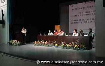 Certifican como Edificios Libres de Humo de Tabaco (ELHT) - El Sol de San Juan del Río