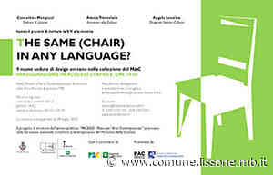 Comunicato stampa - The same (chair) in any language? - Comune di Lissone