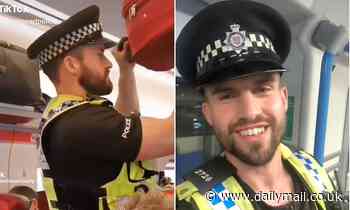 Hunky British Transport officer goes viral on TikTok - Daily Mail