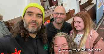 Russell Brand spotted in Cornwall at church fair - Cornwall Live
