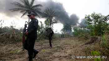 Illegal Nigerian oil refining depot explosion kills more than 100 people