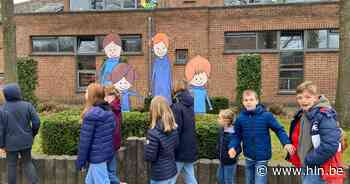 Vier nieuwe mascottes aan Sint-Elisabethschool onthuld - Het Laatste Nieuws