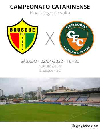 Brusque x Camboriú: tudo o que você precisa saber sobre a final do Campeonato Catarinense 2022 - Globo