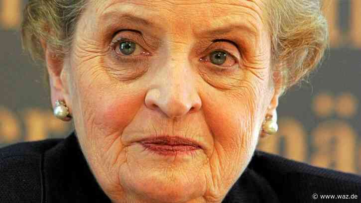 Madeleine Albright: Erste US-Außenministerin ist tot - WAZ News